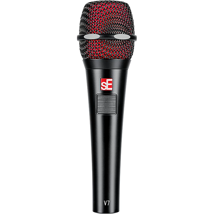 V7 PTT PUSH TO TALK Handheld Supercardioid with Mic Cradle