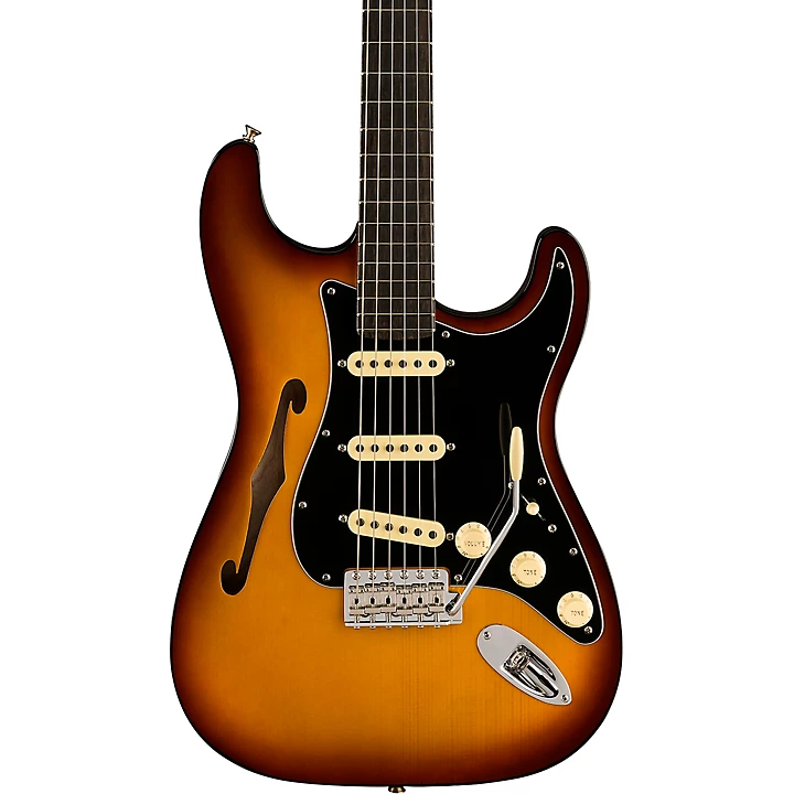 Fender Suona Stratocaster Thinline Electric Guitar Level 2 Violin Burst