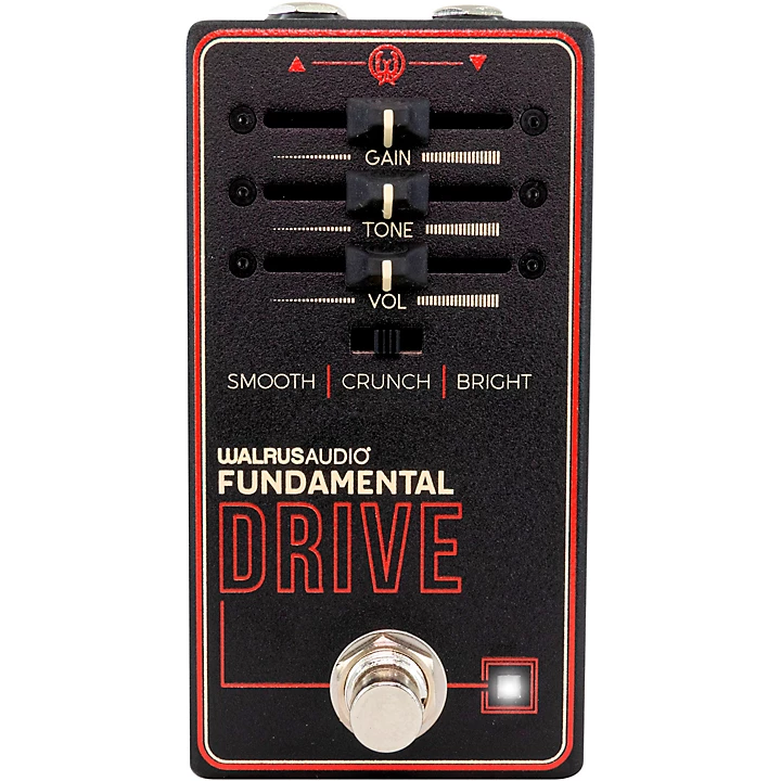 Walrus Audio Fundamental Series Overdrive Effects Pedal Black