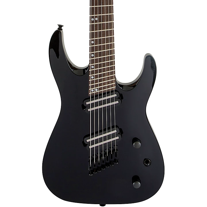 X Series Dinky Arch Top DKAF7 MS 7 String Electric Guitar Gloss Black