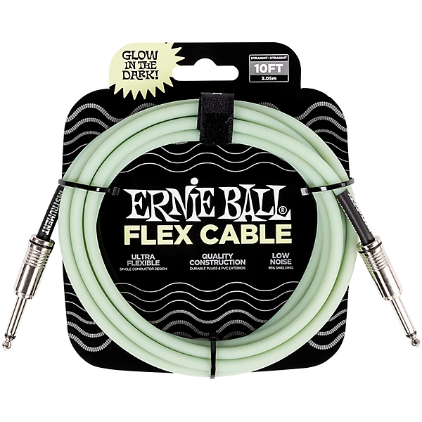 Flex Glow Instrument Cable Straight Straight 10 ft