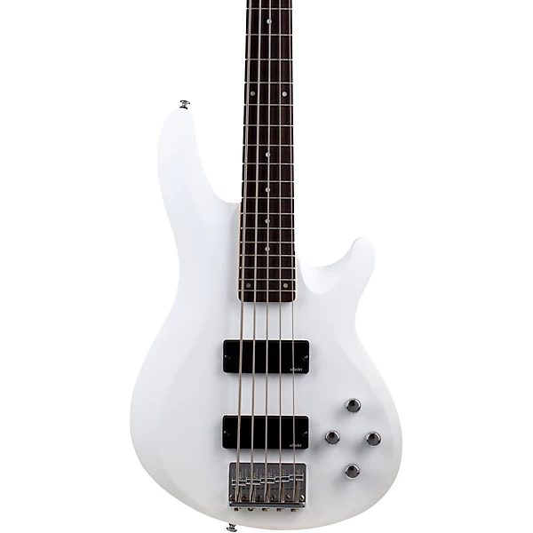 Schecter Guitar Research C 5 Deluxe Electric Bass Satin White
