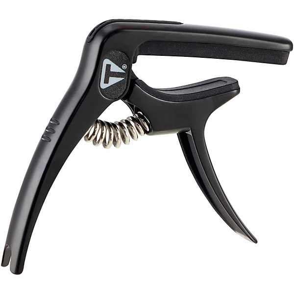 Universal Guitar Capo With Pick Holder Black