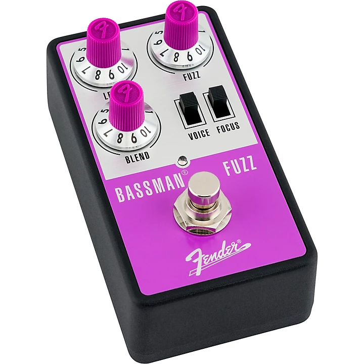 Bassman Fuzz Effects Pedal Aluminum Purple