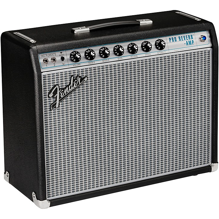 Fender 68 Custom Pro Reverb 40W 1x12 Guitar Combo Amp Level 2 Black