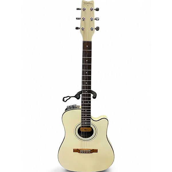 Washburn Used Washburn SBF24 White Acoustic Electric Guitar.gc