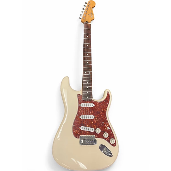 Used Fender Player Stratocaster OFF WHITE Solid Body Electric Guitar