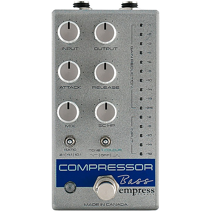Bass Compressor Pedal Silver