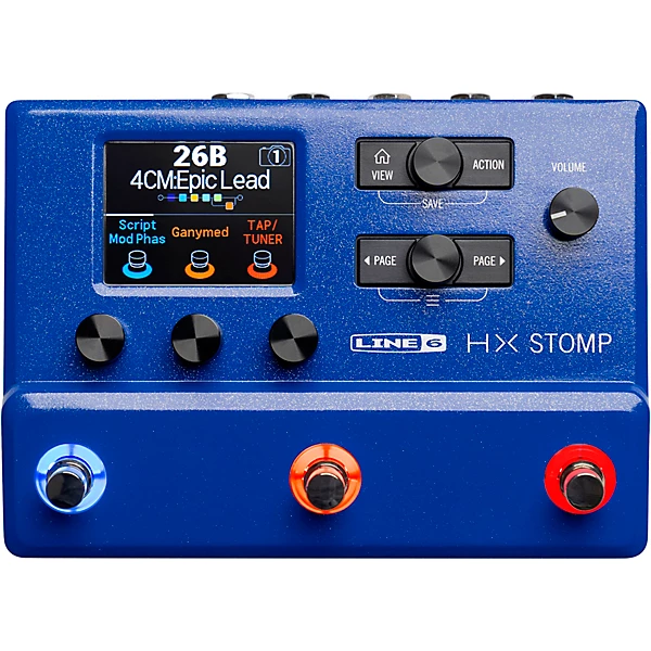 HX Stomp Limited Edition Multi Effects Pedal Lightning Blue