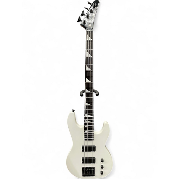 Used 2020s Jackson JS2 Concert White Electric Bass Guitar