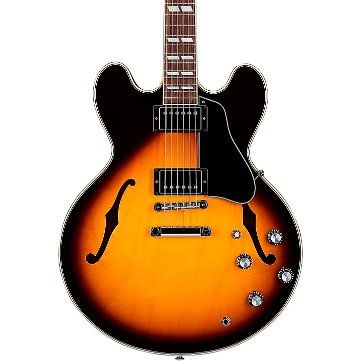 ES 345 Semi Hollow Electric Guitar Vintage Burst