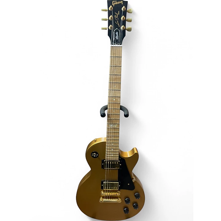 Used 2009 Gibson les paul studio SATIN GOLD Solid Body Electric Guitar