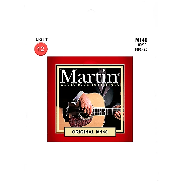 M140 Martin Acoustic 80 20 Light Guitar String