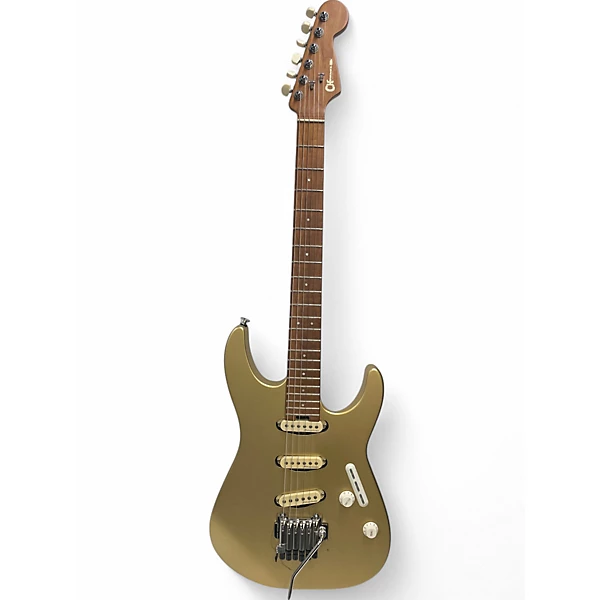 Used 2023 Charvel pro mod dk 22 sss Gold Solid Body Electric Guitar