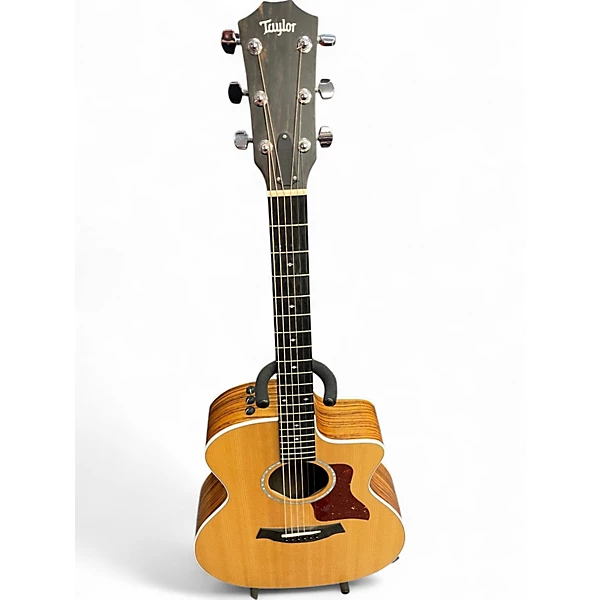 Taylor Used Taylor 214CE Deluxe Natural Acoustic Electric Guitar