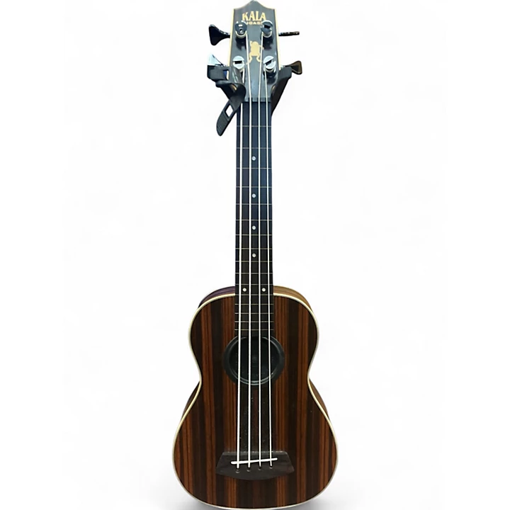 Used Kala Exotic Mahogany U Bass Natural Acoustic Bass Guitar