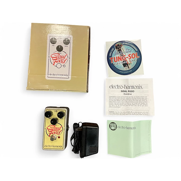 Used Electro Harmonix Soul Food Overdrive Effect Pedal