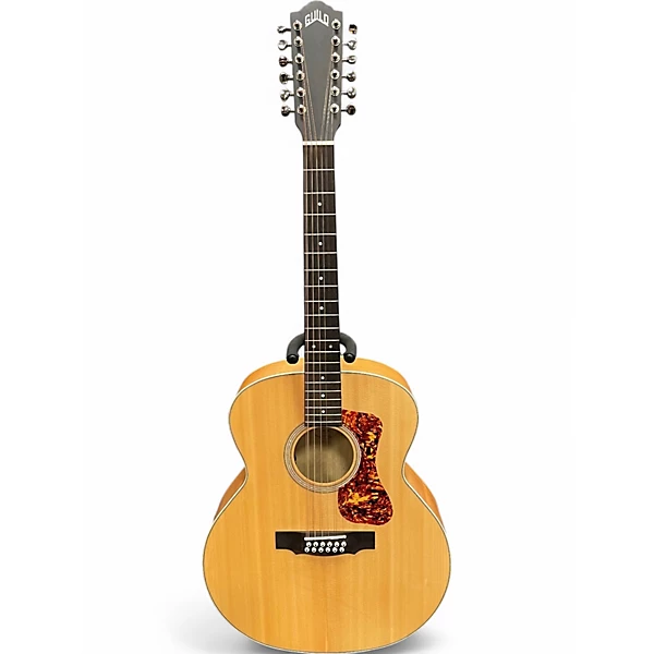 Used Guild F 2512e Natural 12 String Acoustic Electric Guitar