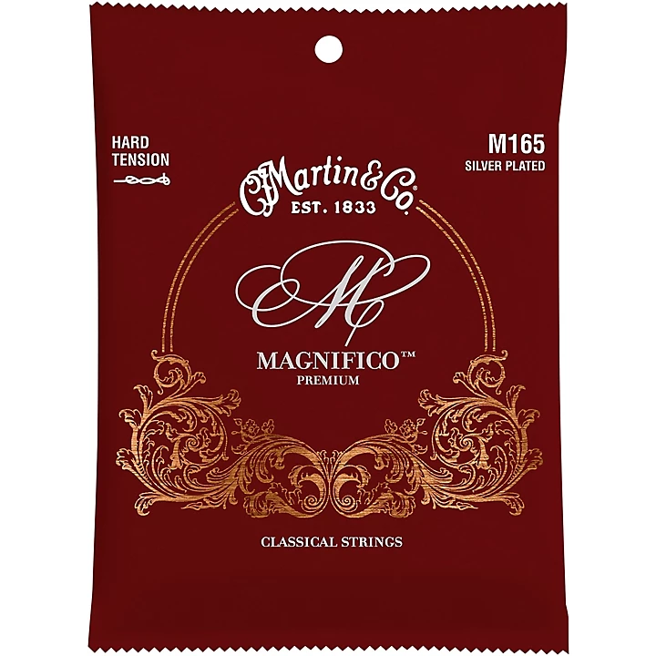 M165 Magnifico Hard Tension Silverplated Strings