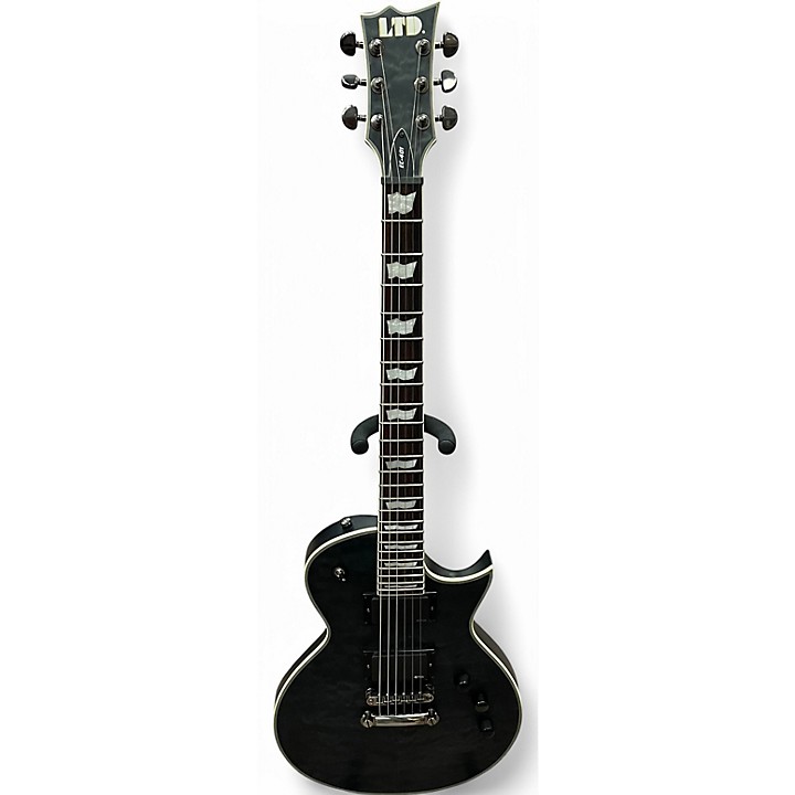 ESP Used ESP LTD EC401 Trans Black Solid Body Electric Guitar