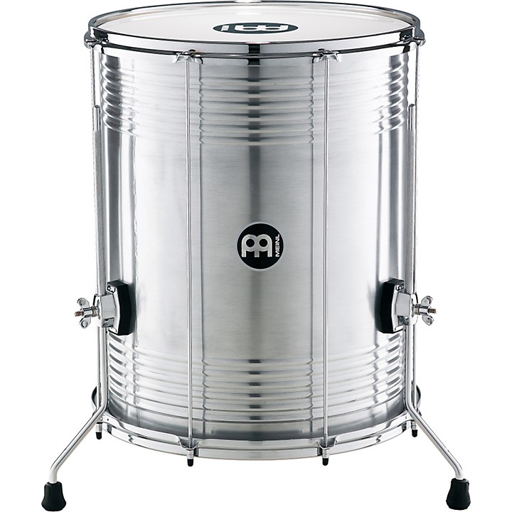 Aluminum Surdo with Legs Silver