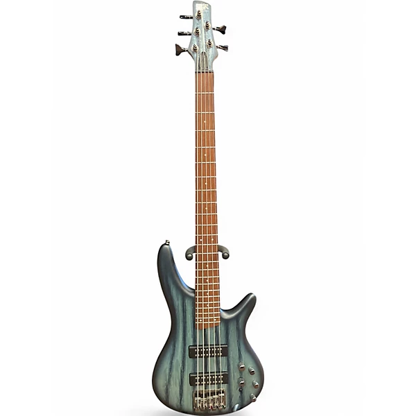 Ibanez Used Ibanez SR305 5 String Blue Electric Bass Guitar