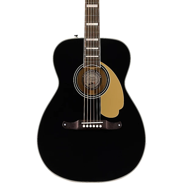 Fender California Malibu Vintage Acoustic Electric Guitar Black