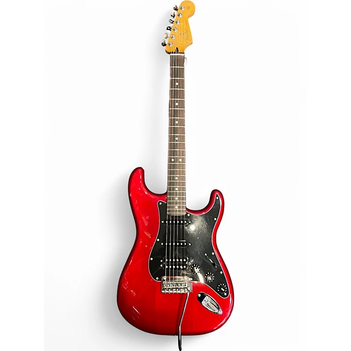 Used Fender Player Stratocaster cherry red Solid Body Electric Guitar