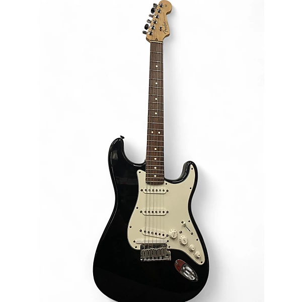 Used Fender VG Stratocaster Black Solid Body Electric Guitar