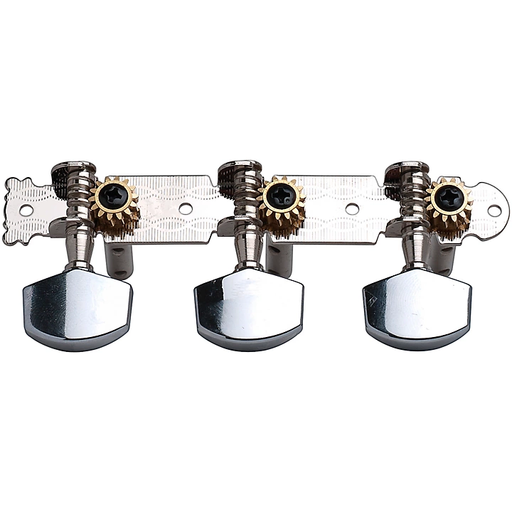 Chrome Button Plate Guitar Tuning Machines
