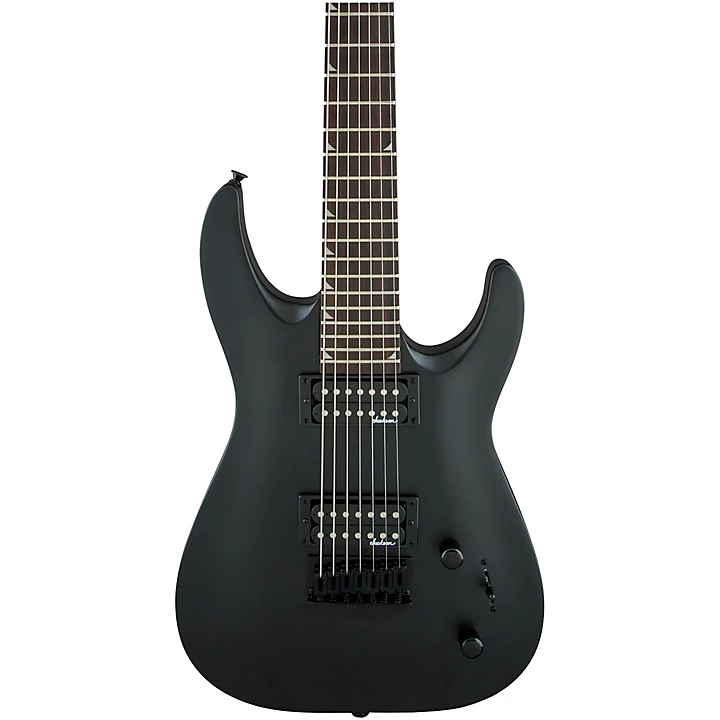 Dinky JS22 7 DKA HT Arch Top Satin 7 String Electric Guitar Black