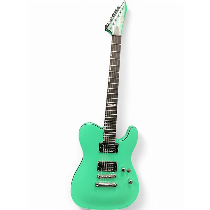 ESP Used ESP LTD ECLIPSE CUSTOM NT Green Solid Body Electric Guitar