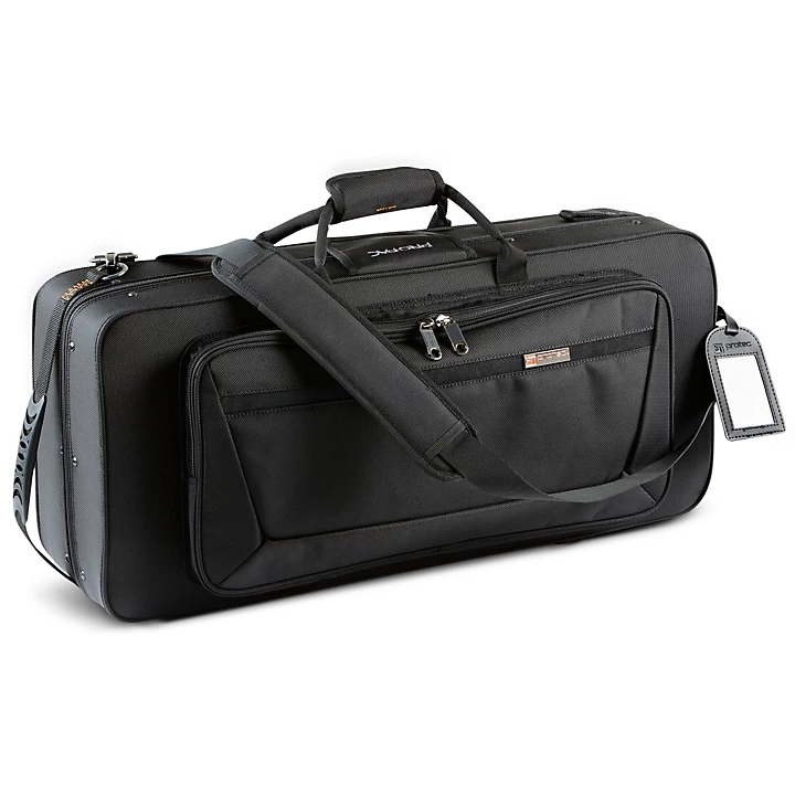 TRI PAC Case for Alto Sax Clarinet and Flute Black