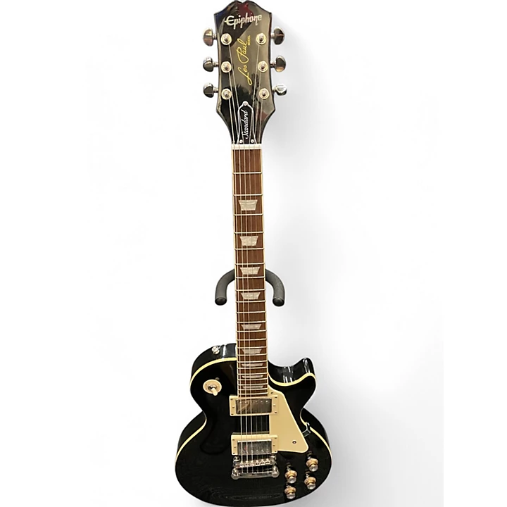 Used Epiphone Les Paul Standard Black Solid Body Electric Guitar