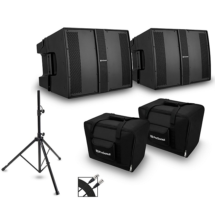 2 CDL10P Pole Mounted Line Array Speaker Package
