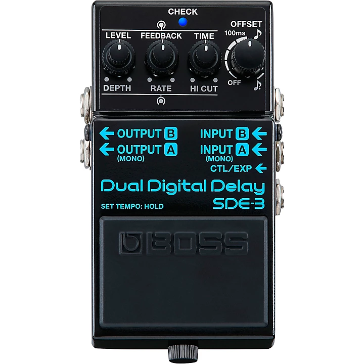 BOSS SDE 3 Dual Digital Delay Effects Pedal Black