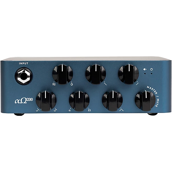 Alpha Omega 200 200W Bass Amp Head Blue