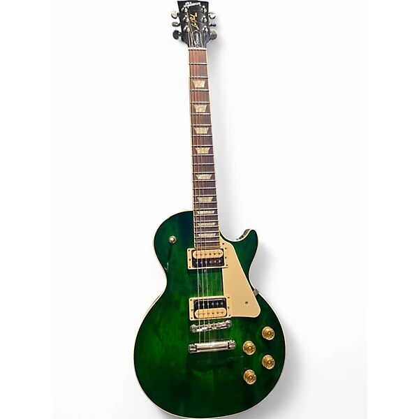 Gibson Used Gibson Les Paul Classic Green Solid Body Electric Guitar