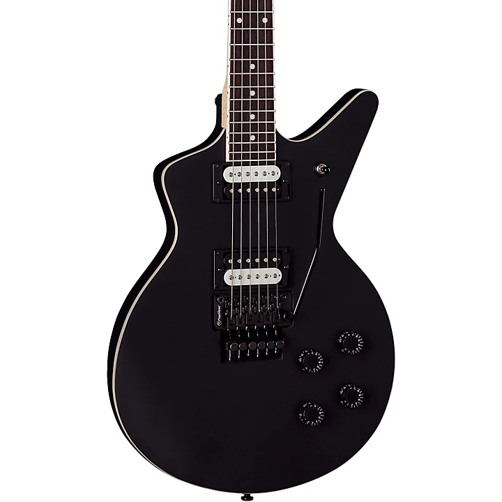 CadiX with Floyd Electric Guitar Black Satin