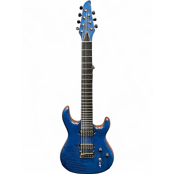Carvin Used Carvin DC727 Ocean Blue Solid Body Electric Guitar.gc