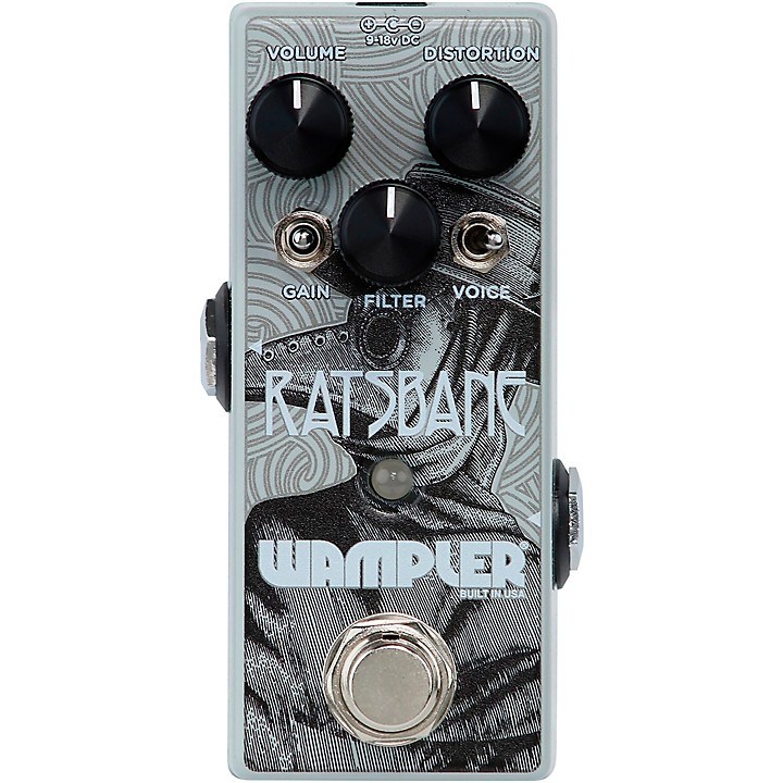 Ratsbane Distortion Effects Pedal Gray