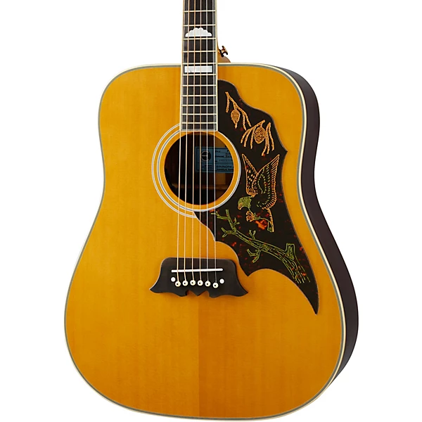 Masterbilt Excellente Acoustic Electric Guitar Antique Natural Aged Gloss