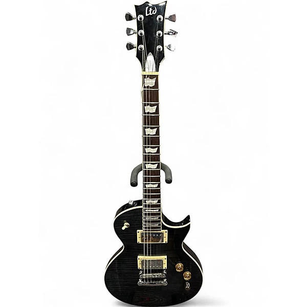 Used ESP LTD EC256 Trans Charcoal Solid Body Electric Guitar