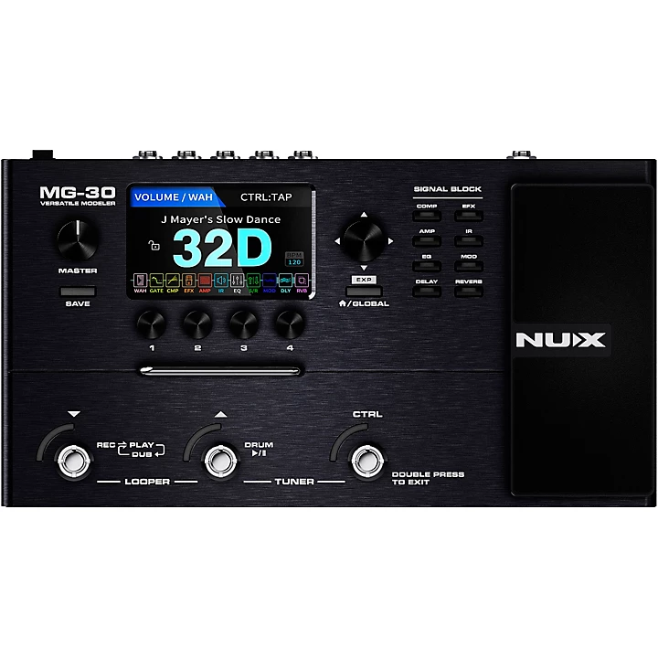 MG30 Multi Effects and Amp Modeler Effects Pedal Black