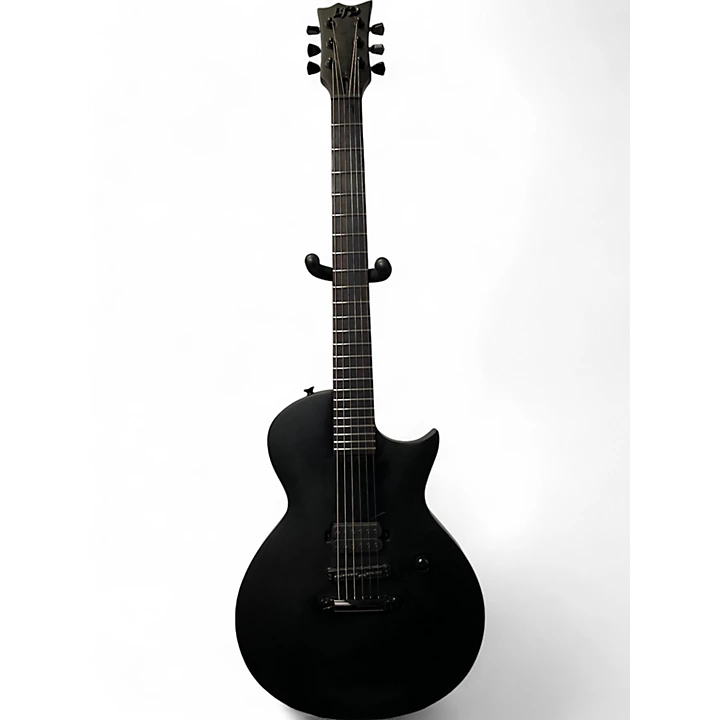 Used ESP LTD EC BLACK METAL Black Solid Body Electric Guitar