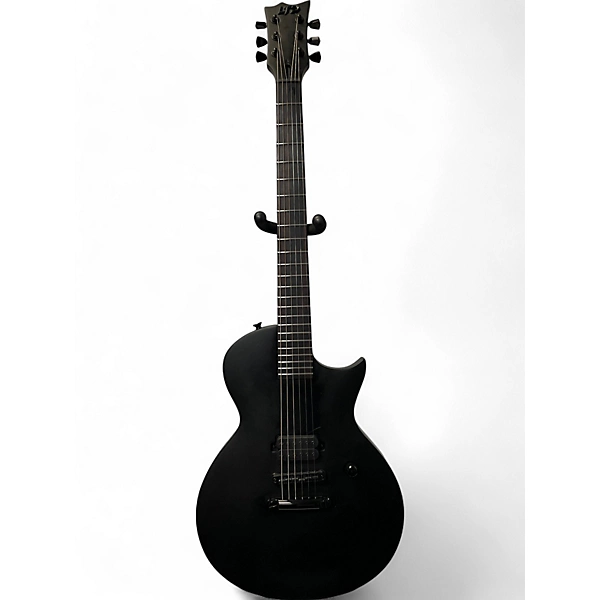 Used ESP LTD EC BLACK METAL Black Solid Body Electric Guitar