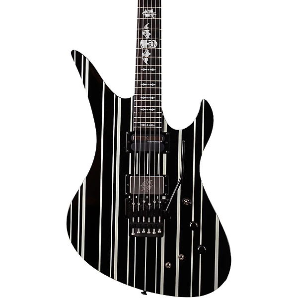Synyster Gates Custom S Electric Guitar Black Pinstripes