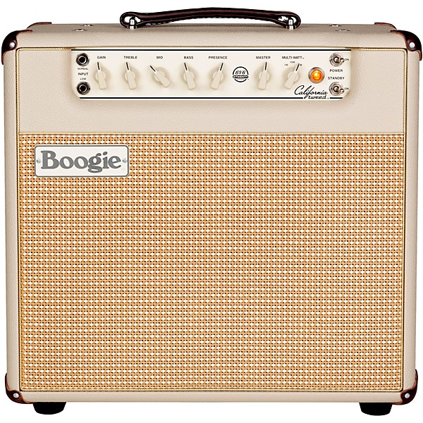 California Tweed 6V6 220 1x12 Tube Guitar Combo Amp Cream