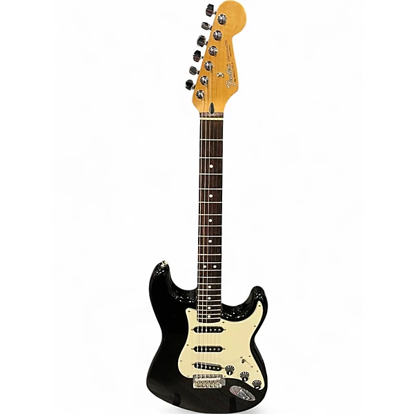 Used Fender Mexican Stratocaster Black Solid Body Electric Guitar