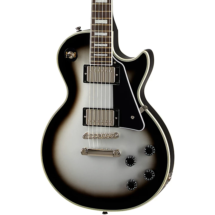 Les Paul Custom Limited Edition Electric Guitar Silver Burst